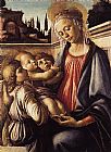 Sandro Botticelli Madonna and Child and Two Angels painting